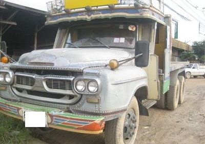 ขายสิบล้อหัวยาวเพลาเดียวดั้มพ์พื้นเรียบ เครื่อง J 160 แรง โทร 088-4501277