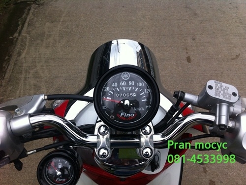 ขายyamaha finoสีดำเเดงขาว ปี2013