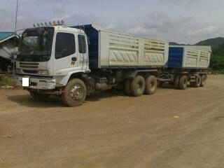 ขาย Deca 320 พ่วงดั้มพ์ ลูกสามคานแท้ รถสวย พร้อมใช้ โทร 088-4501277