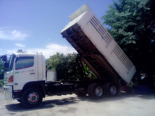 ขาย hino S500 ปี 52 Uro3 พ่วงดั้มพ์สามมิตร 380 แรง สวยพร้อมใช้ 088-4501277