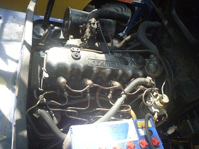 รถยกForklift  KOMATSU  FD25C-11 เครื่องยนต์ดีเซล C-240 เกียร์ครัชท์  ยกสูง 4.0 เมตร