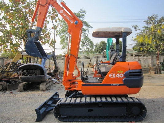 ขาย รถขุดเล็ก HITACHI รุ่น EX40-2- แทร็กเหล็ก มือสองญี่ปุ่น