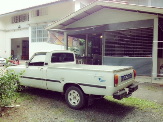 ขาย Mazda 1300 5Speed 5ขอ สีขาว แอร์หนาว วิทยุดังๆ