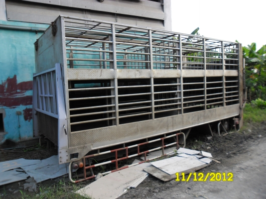 &hearts;ขายกระบะคอกหมู่ บรรทุกหมู 2ชั้น พร้อมลิฟห้าบ ยาว5เมตร &hearts;