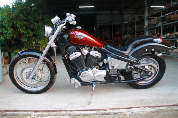 ขาย STEED 400 อินวอย แท้ เครื่องดี ยางใหม่  สีสวย 59000