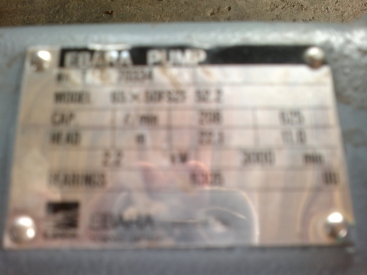 ขายปั้มน้ำหอยโข่งเก่าญี่ปุ่นยี่ห้อ EBARA ขนาด เข้า 2.5 ออก 2 นิ้ว พร้อมมอเตอร์ 3 แรงไฟ 380 v สภาพสวยมากๆ ขายปั้มน้ำหอยโข่งเก่าญี่ปุ่นยี่ห้อ EBARA ขนาด เข้า 2.5 ออก 2 นิ้ว พร้อมมอเตอร์ 3 แรงไฟ 380 v สภาพสวยมากๆ