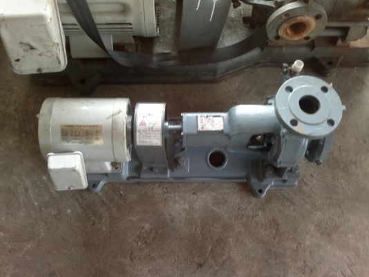 ขายปั้มน้ำหอยโข่งเก่าญี่ปุ่นยี่ห้อ EBARA ขนาด เข้า 2.5 ออก 2 นิ้ว พร้อมมอเตอร์ 3  แรงไฟ 380 v สภาพสวยมากๆ