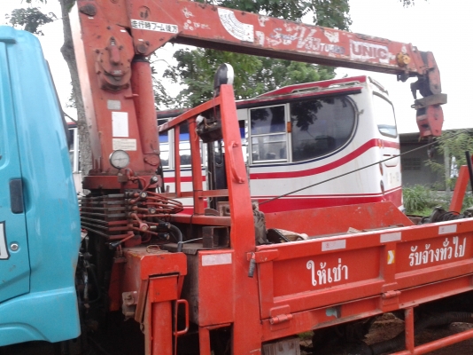 รถยกลากจูงพร้อมเครนยูนิค 3.50