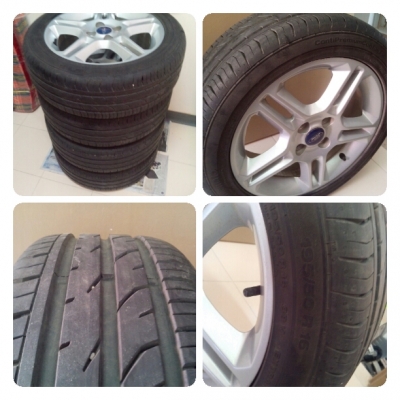 ขายแม็กฟอร์ดเฟียสต้ารุ่นTop ขอบ16 พร้อมยาง