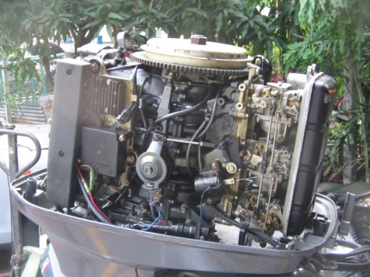 ขาย เครื่องเรือ Yamaha 85 แรง นำเข้าญี่ปุ่น ราคา 90,000