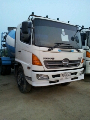 ขายรถหกล้อโม่ปูน HINO FG 220Hp ปี 53 โม่ 4 คิว