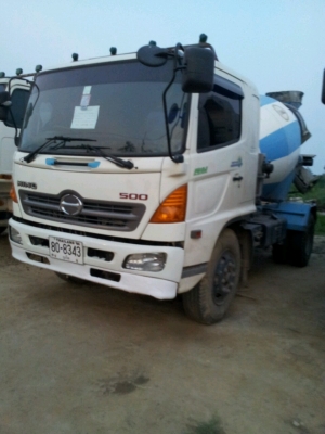 ขายรถหกล้อโม่ปูน HINO FG 220Hp ปี 53 โม่ 4 คิว