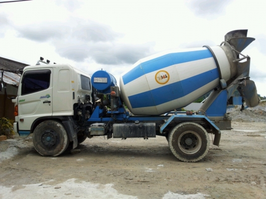 ขายรถหกล้อโม่ปูน HINO FG 220Hp ปี 53 โม่ 4 คิว