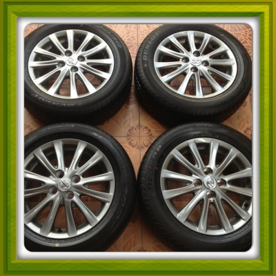 ขายแม็กซ์เดิม 12 ก้านNew Vios ขอบ 15ยางปี 12 ราคา 11900 บ. ราคาถูก