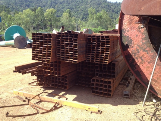ขายเหล็กกล่อง 2x2,2x4,4x4 ยาว 6 เมตร เหล็กใหม่ ราคาไม่แพง