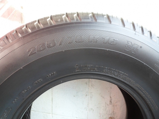 ยางเดิมFontuner265/70/16(ไม่มีป่ะ1เส้น500฿)MICHELIN