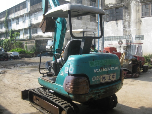 ขายรถขุดดินBACKHOE KOMATSU PC20-7 เก่านอกพร้อมใช้งาน