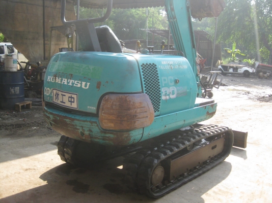 ขายรถขุดดินBACKHOE KOMATSU PC20-7 เก่านอกพร้อมใช้งาน