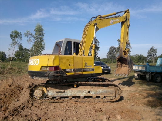 ขายรถแบคโฮ KOBELCO SK-120-T เก๋งเทา เล่มทะเบียน ไฟฟ้ามี รถสวย ใช้งานอยู่ สนใจโทร