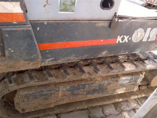 ขายถูกรถแบ็คโคเล็ก KUBOTA KX 012 แทร็กยาง หน้าขุดหลังดัน