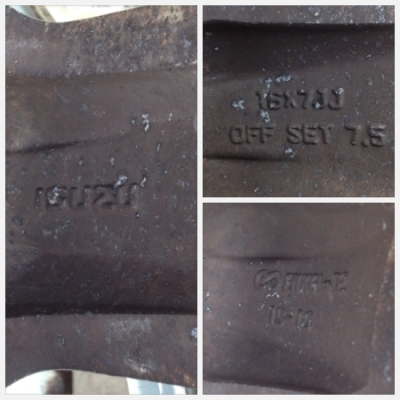 >>>ล้อเล็บเหยี่ยว ISUZU Enkei แท้ขอบ 16x7 ออฟเดิมๆ สภาพเดิมๆ สวยๆ ครับ<<<