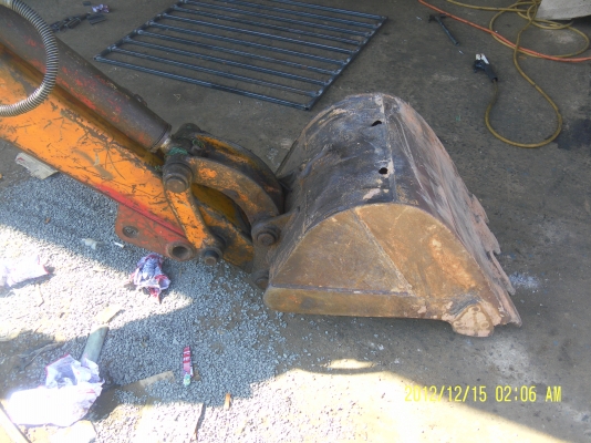 รถแม็คโครhanix n026เก่านอกพร้อมใช้