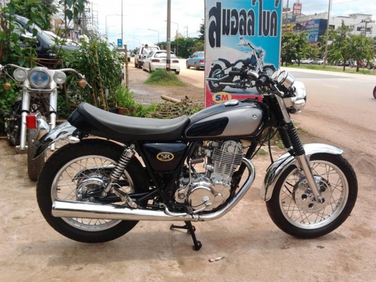 ขาย sr 400  สรรพสามิตแท้ ปี 98 โครเมียมทั้งคัน เลขเต็ม งามๆ สักคัน รอคนดูแล