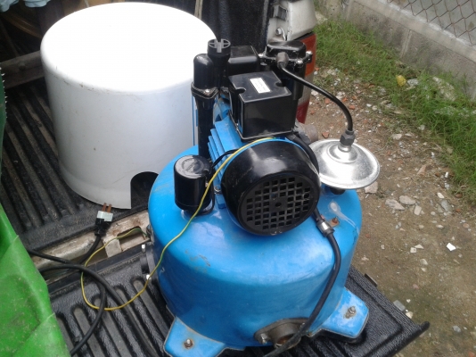 ปั้มน้ำ ไฮโฟลพร้อมฝาครอบ 1500