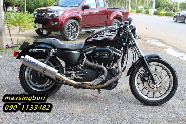แม็กสิงห์บุรี//HARLEY DAVIDSAN 883R ปี2007 สภาพหล่อ แต่งจี๊กโก๋ เก๋าๆ พร้อม สรรพาสมิตร 315000