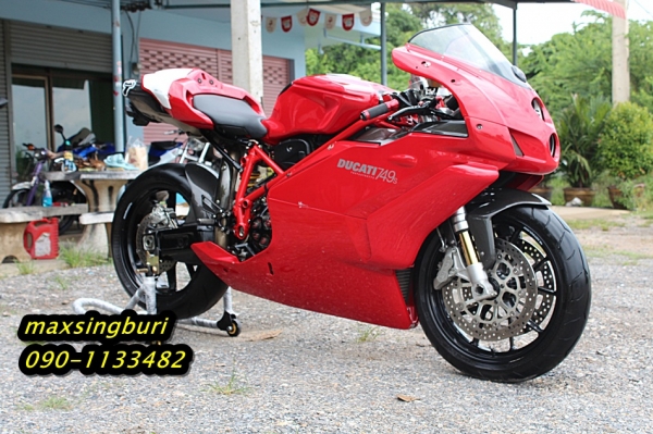 แม็กสิงห์บุรี//DUCATI 749 ปี2006 สภาพหล่อสุดๆ อินวอย+สรรพาสมิตร 250000 (รับเทิร์น)