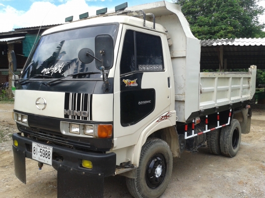 ขาย6ล้อดั้ม HINO 6สูบ 165แรง  6เกียร์เดินหน้า พวงมาลัยพาวเวอร์ มีแอร์