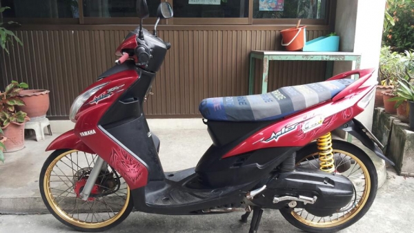 ขาย MIO ตาโต มือแรกปี51 เครื่องเดิม คาร์บูเดิม ล้อCOM