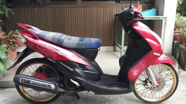 ขาย MIO ตาโต มือแรกปี51 เครื่องเดิม คาร์บูเดิม ล้อCOM