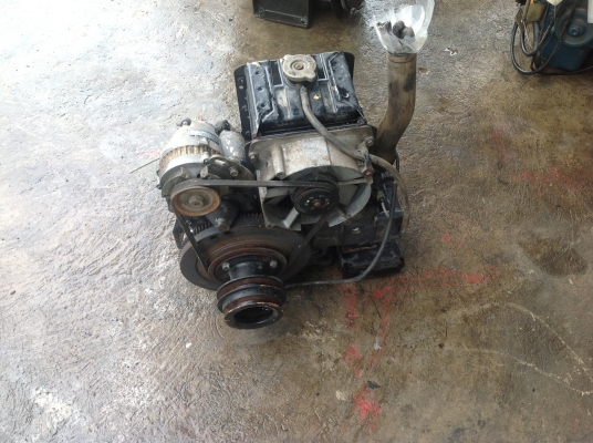 ขายเครื่องมิตซูบิชิ 2 สูบดีเซลเก่าญี่ปุ่น รุ่น C55 ขนาด 13 แรงม้า สตาร์ดกุญแจ สภาพสวยมาก