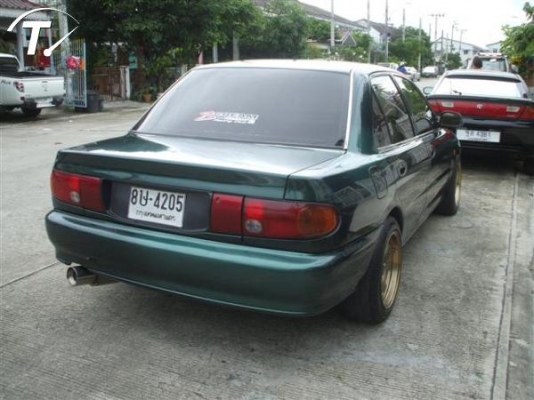 ขายอีคาร์ ปี96 ออโต้ สีเขียว รุ่นท๊อป ติดแก๊สลงเล่มแล้ว แต่งสวย 73000