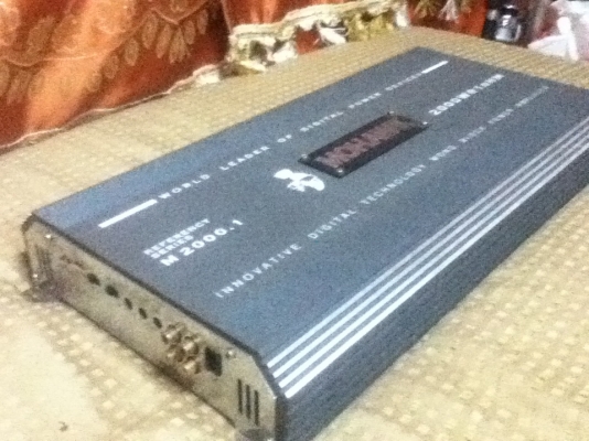 ขายแอมป์ MOHAWK รุ่น M2000.1 Cass D 2000W สภาพสวยๆ ลดราคา 6500.-