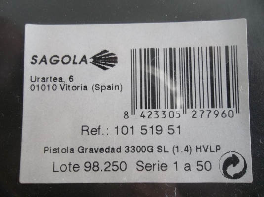 กาพ่นสีรถยนต์ SAGOLA  PROFESIONAL 3300G SL
