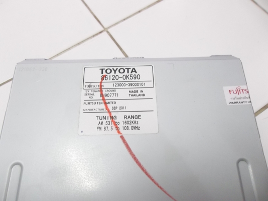 วิทยุโตโยต้า 2 din สภาพดี