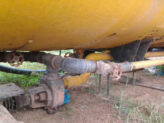 Isuzu ถังน้ำรดถนน ถอดลงจากอีซุหัวยาว