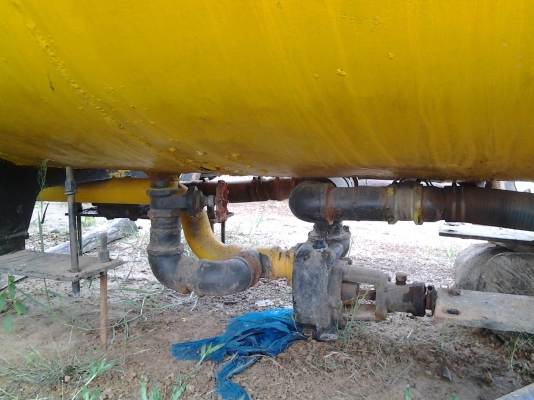 Isuzu ถังน้ำรดถนน ถอดลงจากอีซุหัวยาว