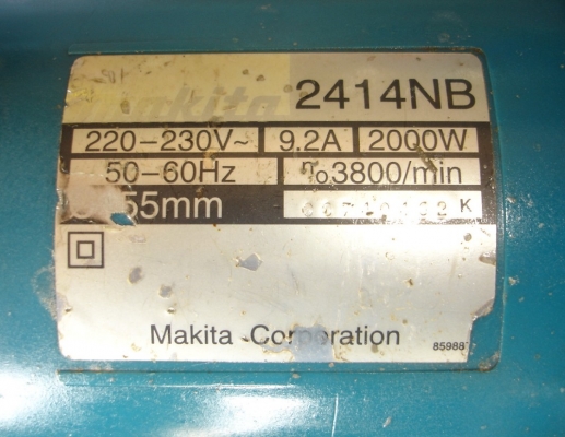 ขายแท่นตัดไฟเบอร์ 14 นิ้ว 2000 วัตต์ Makita รุ่น 2414NB