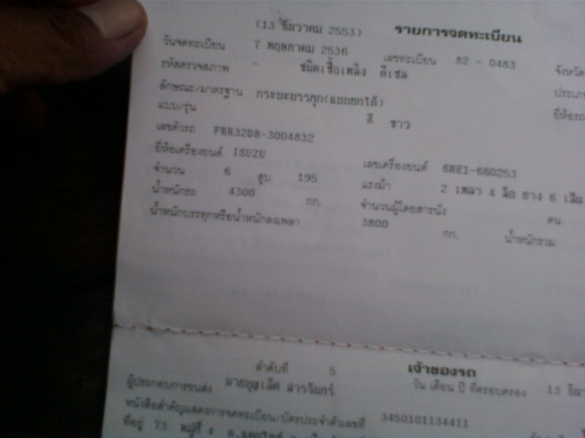 ขาย ISUZU ROCKY FRR POWER 195HP ขาย ISUZU ROCKY FRR POWER 195HP