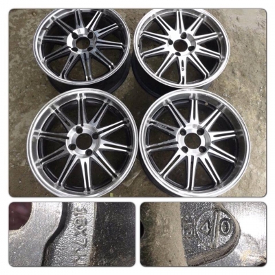 ขายแม็กมือ2ลายWork ดำหน้าเงา ขอบ16 4รู100 ราคา 4,500 บาทถูก