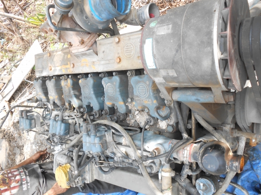 เครื่่องรถสิบล้อ เวอร์ไฉ่  320  แรง  6  สูบ  แก๊ส NGV