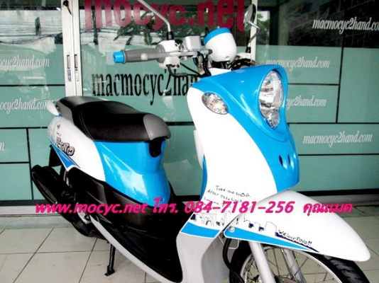 Fino แฟร์ชั่น  ปี 55  สี ฟ้าขาว สียอดนิยม ใช้งานน้อยสภาพใหม่ๆ ไมล์แค่ 4 พันโล  25500