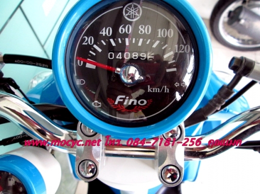 Fino แฟร์ชั่น  ปี 55  สี ฟ้าขาว สียอดนิยม ใช้งานน้อยสภาพใหม่ๆ ไมล์แค่ 4 พันโล  25500