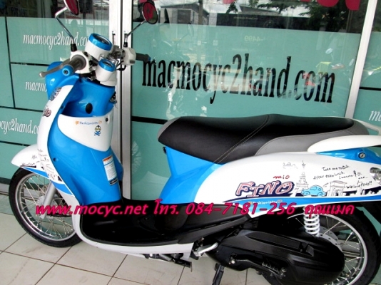 Fino แฟร์ชั่น  ปี 55  สี ฟ้าขาว สียอดนิยม ใช้งานน้อยสภาพใหม่ๆ ไมล์แค่ 4 พันโล  25500