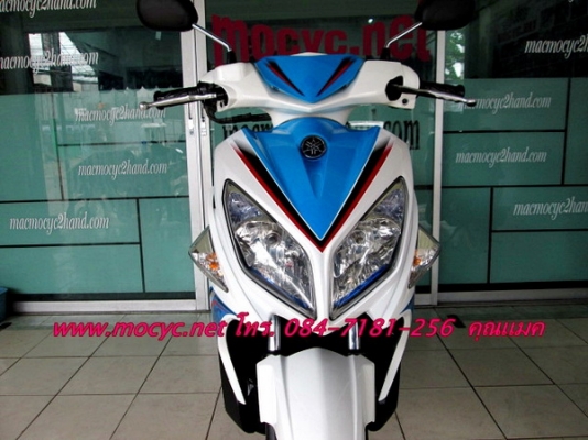 NOUVO 135 CC. ปี 54 สต๊าทมือ สีฟ้าขาว ไมล์  9 พันโล   26500
