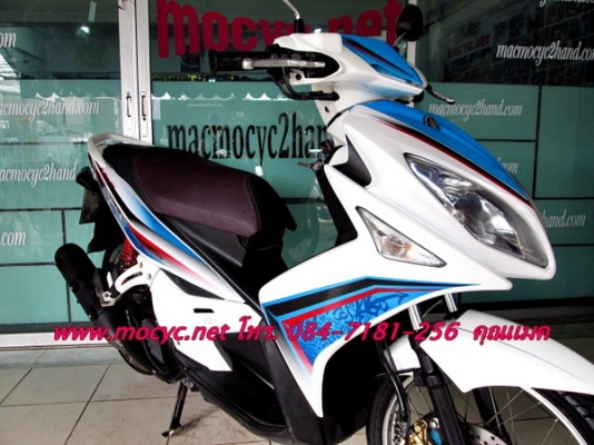 NOUVO 135 CC. ปี 54 สต๊าทมือ สีฟ้าขาว ไมล์  9 พันโล   26500
