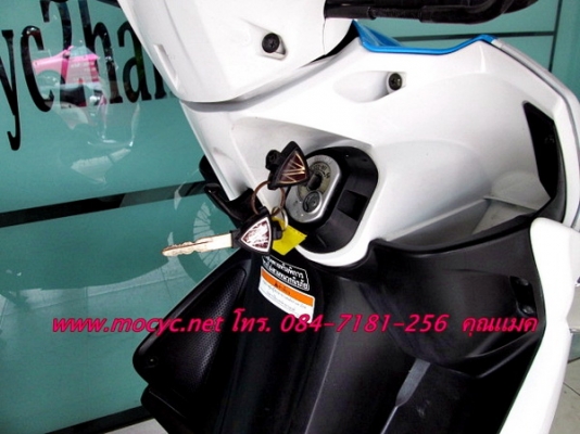 NOUVO 135 CC. ปี 54 สต๊าทมือ สีฟ้าขาว ไมล์  9 พันโล   26500
